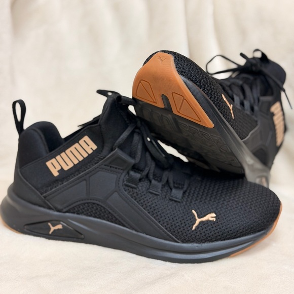 Puma Black and Gold Athletic Sneakers size [US 7.5] - Picture 4 of 5